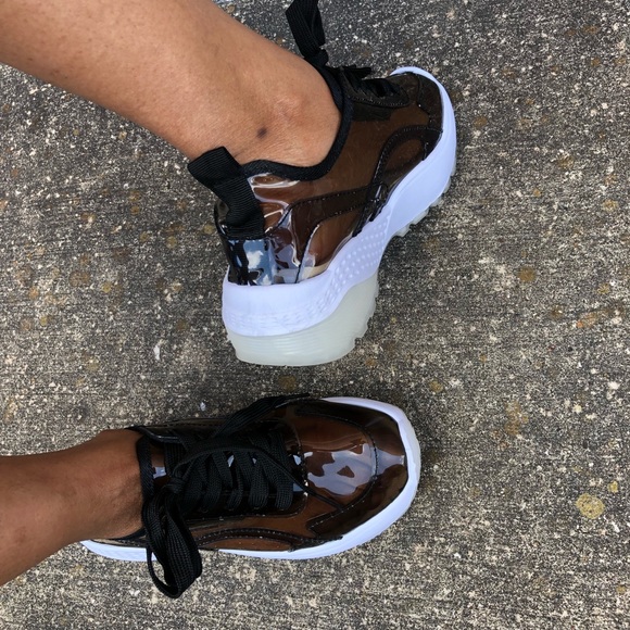 See-through Black🖤 Vinyl Sneakers - Picture 5 of 5